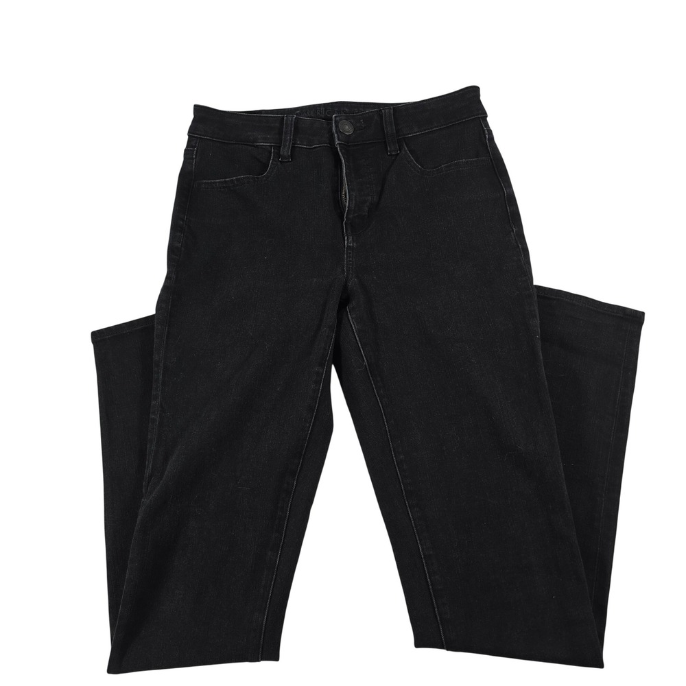 American Eagle Hi-Rise Jegging The‎ Dream Jean Black Denim Pants 12830 Womens